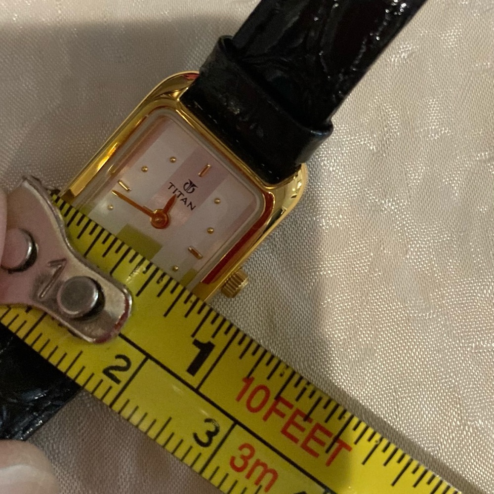 Titan Tank Watch. Rectangular. Delicate. Beautiful - image 5